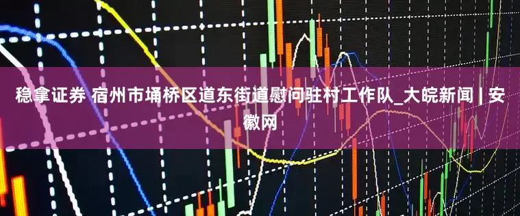 稳拿证券 宿州市埇桥区道东街道慰问驻村工作队_大皖新闻 | 安徽网